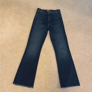 MOTHER Dark Indigo Flare Jeans